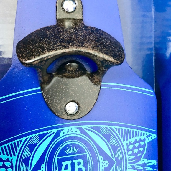 Bud Light, Beer Bottle, Opener, Wooden, Metal‎ Opener, New In Box - Picture 7 of 8